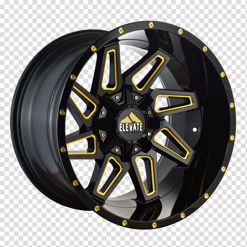 Alloy wheel Tire Car Spoke Rim, car transparent background PNG clipart