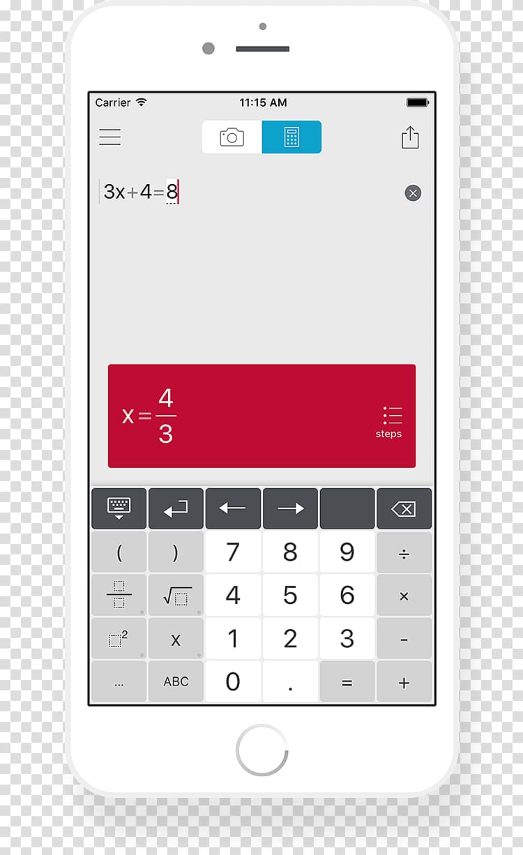 Feature phone Smartphone math Math App iPhone, handwritten math problem solving transparent background PNG clipart