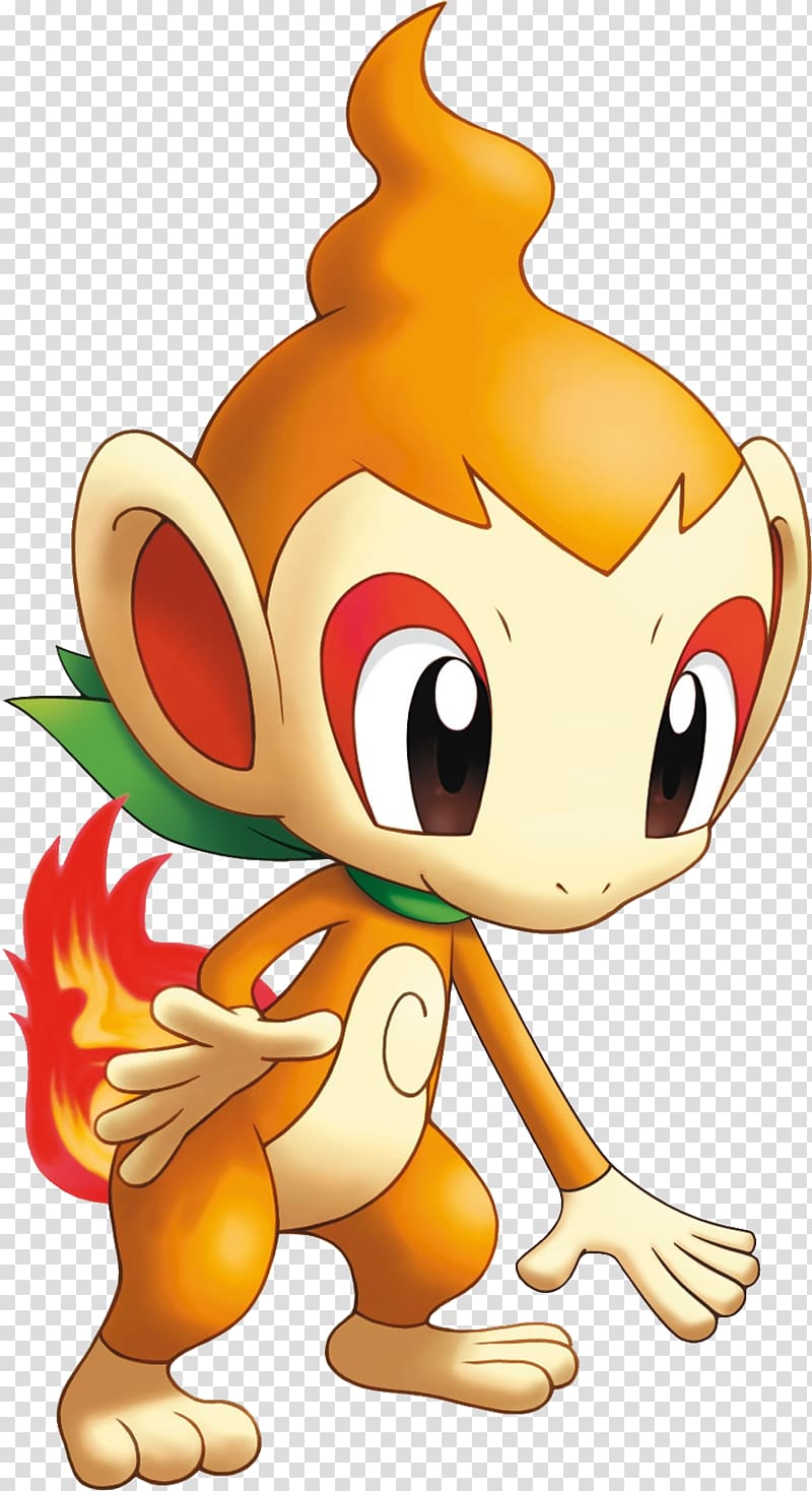 monkey with fire tail illustration, Pokémon Mystery Dungeon: Explorers of Darkness/Time Pokémon Mystery Dungeon: Explorers of Sky Pokémon GO Chimchar, Pokemon transparent background PNG clipart