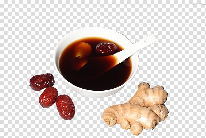 Ginger tea Brown sugar, Closeup of brown sugar, ginger tea transparent background PNG clipart