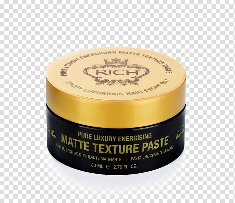 Rich Pure Luxury Man Energising Matte Texture Paste 80ml, matte texture transparent background PNG clipart