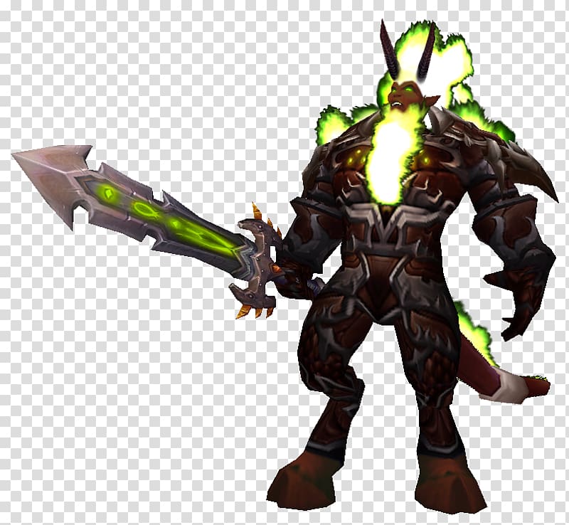 World of Warcraft Sargeras Orc Nightmare Hero, world of warcraft transparent background PNG clipart