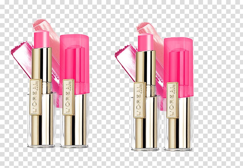 Lip balm Lipstick Lip gloss LOrxe9al Make-up, L\'Oreal Paris lipstick CC light transparent background PNG clipart