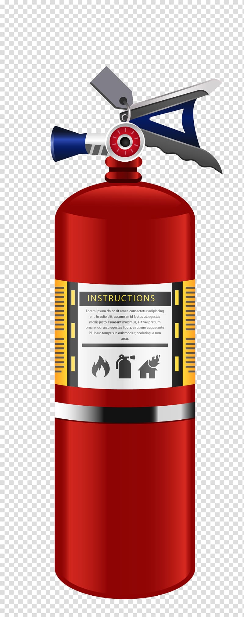 Fire extinguisher Firefighting foam, Textured material red fire extinguisher transparent background PNG clipart