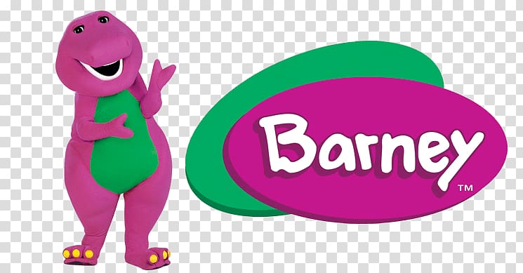 Barney dinosaur, Barney and Logo transparent background PNG clipart
