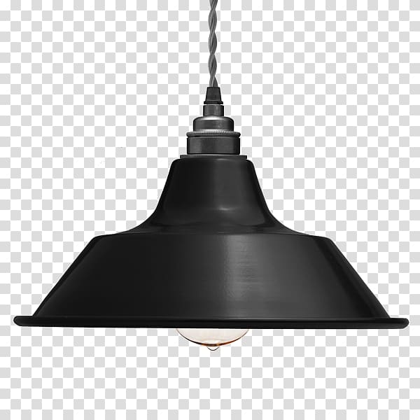 Light fixture Lamp Shades Lighting Edison screw, black shades transparent background PNG clipart