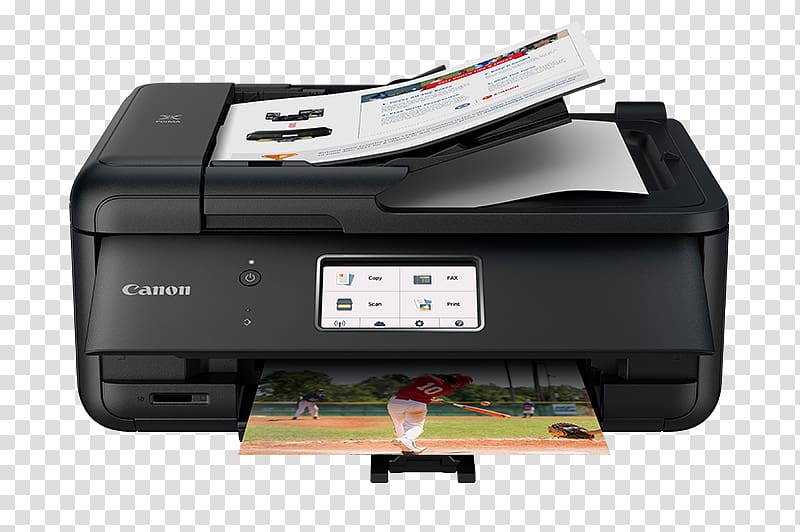 Hewlett-Packard Canon Multi-function printer Inkjet printing, hewlett-packard transparent background PNG clipart