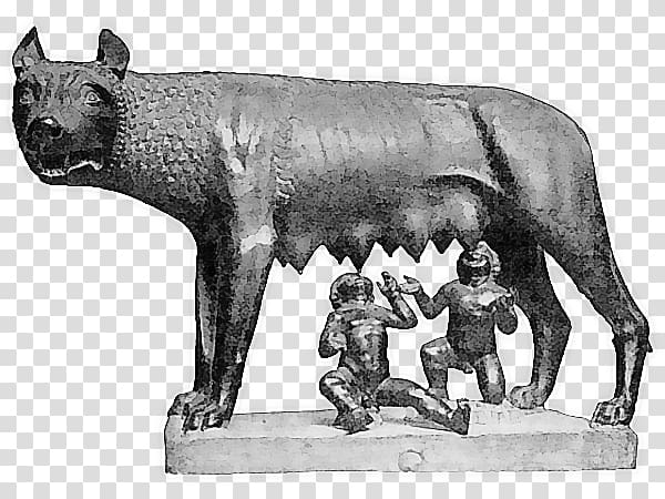 Capitoline Wolf Capitoline Museums Ancient Rome Palatine Hill Romulus, Roman Mythology transparent background PNG clipart