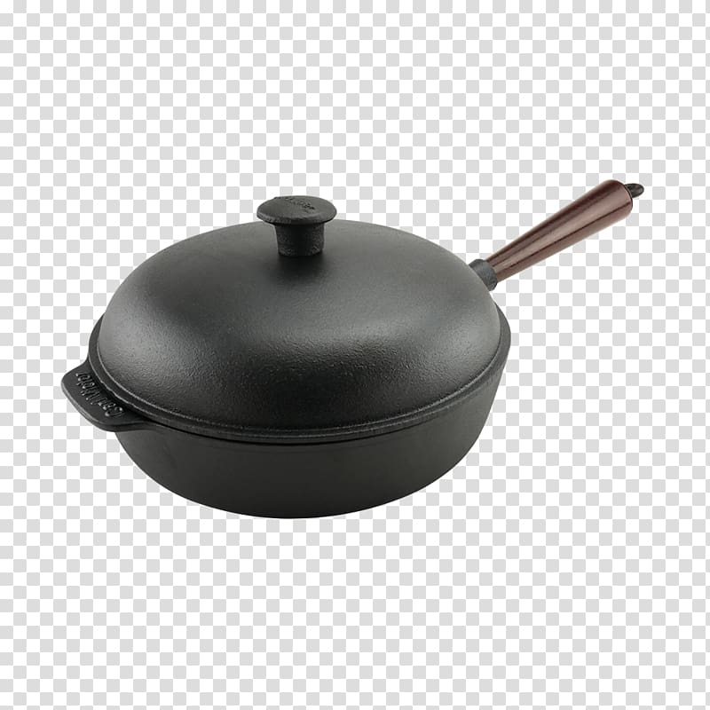 Cast iron Frying pan Lid Induction cooking, frying pan transparent background PNG clipart