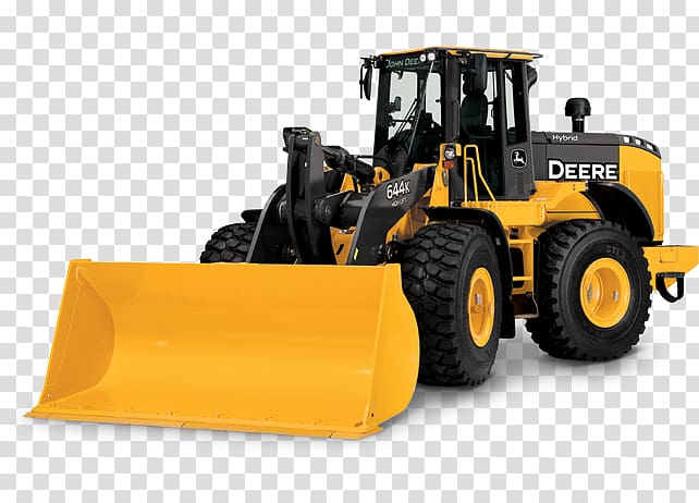 John Deere Tracked loader Heavy Machinery Skid-steer loader, construction machinery transparent background PNG clipart