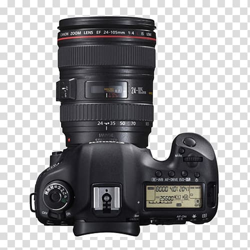 Canon EOS 5D Mark III Canon EOS 5D Mark IV Canon EOS 6D, Camera transparent background PNG clipart
