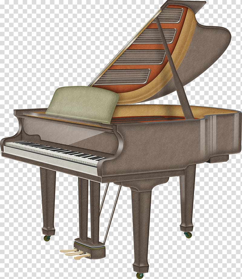 Grand piano Musical instrument Drawing, piano transparent background PNG clipart
