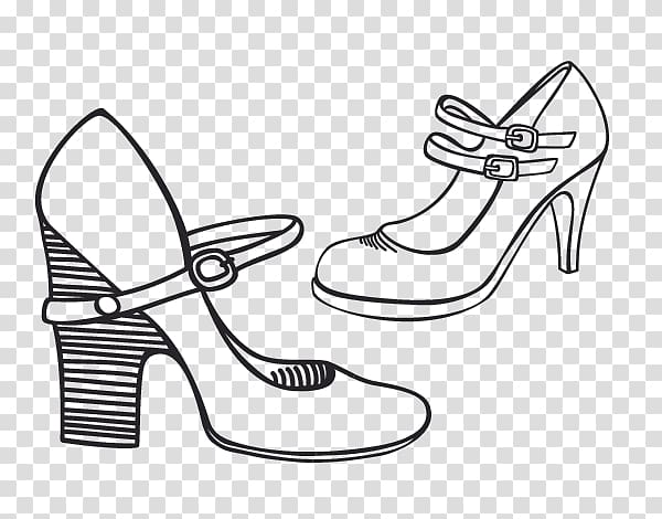 High-heeled shoe Absatz Drawing Sneakers, sandal transparent background PNG clipart