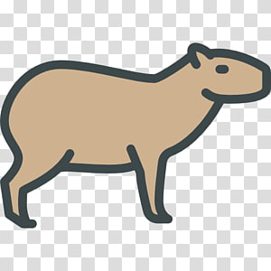 Capybara - Capivara Desenho Kawaii - Free Transparent PNG Clipart Images  Download