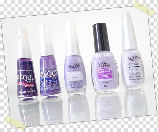 Nail Polish Purple, degrade transparent background PNG clipart