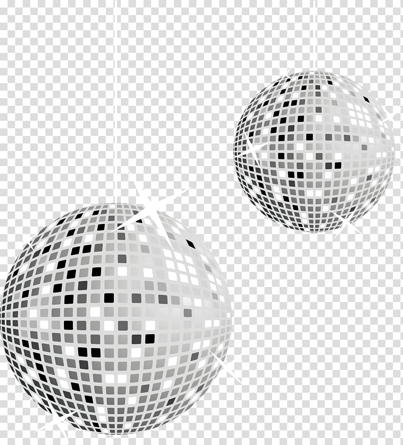 two disco balls , Disco ball, Nightclubs disco ball transparent background PNG clipart