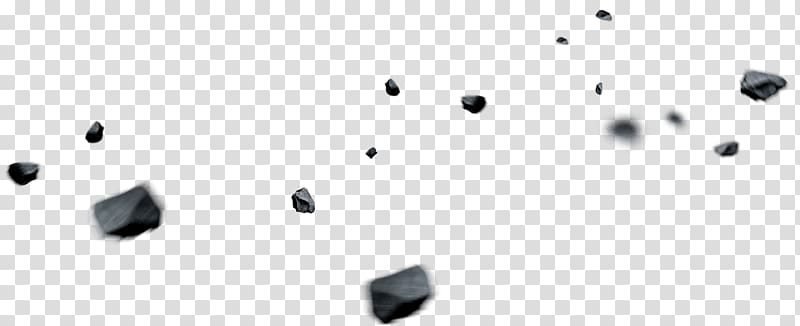 Black and white, Stone floating material transparent background PNG clipart