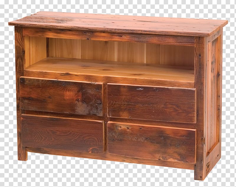 Drawer Table Furniture Wood Reclaimed lumber, table transparent background PNG clipart