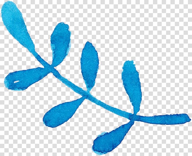 Leaf Blue Illustration, Floating grass transparent background PNG clipart