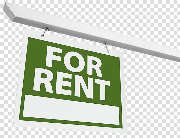 for rent signage , Green For Rent Sign transparent background PNG clipart