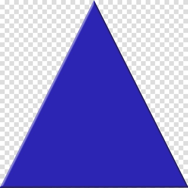 Triangle Drawing , Blue Triangle transparent background PNG clipart