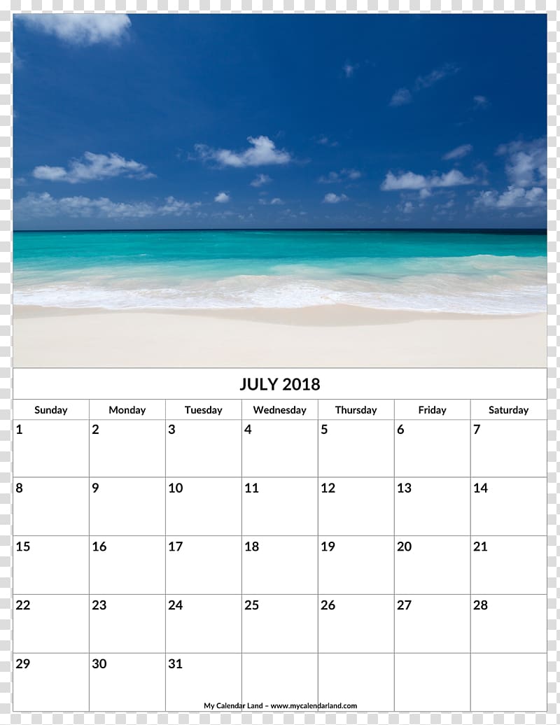 Calendar 0 July 1 May, JULY 2018 transparent background PNG clipart