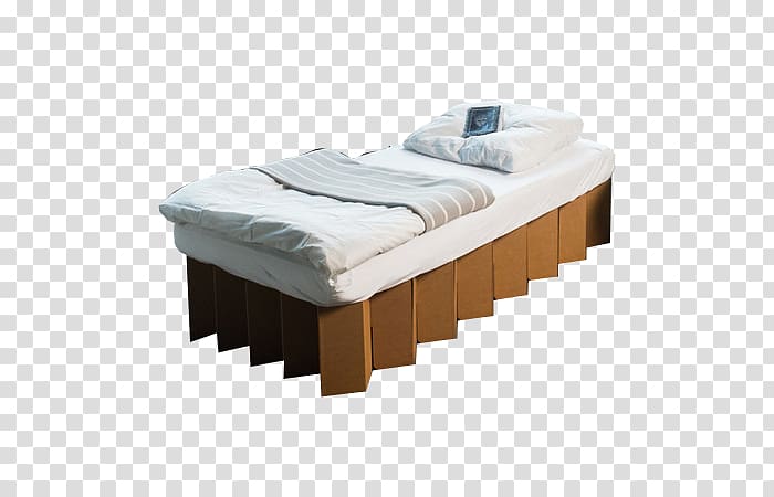 Bed frame Cardboard furniture Cardboard furniture, Cardboard Box Design transparent background PNG clipart