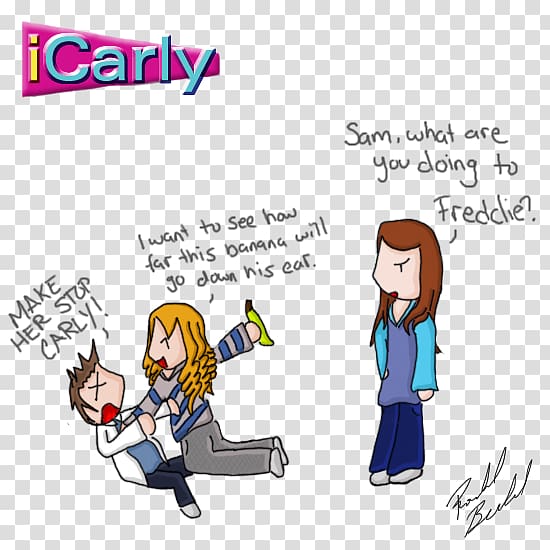 Freddie Benson Carly Shay Art Human behavior, icarly sam transparent background PNG clipart