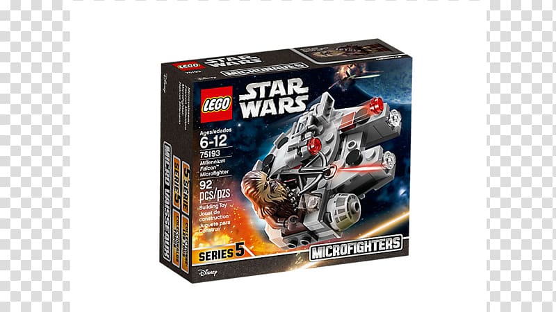 LEGO Star Wars : Microfighters Millennium Falcon Toy, toy transparent background PNG clipart