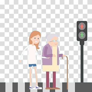 Road illustration Illustration, A loving woman transparent background PNG clipart thumbnail