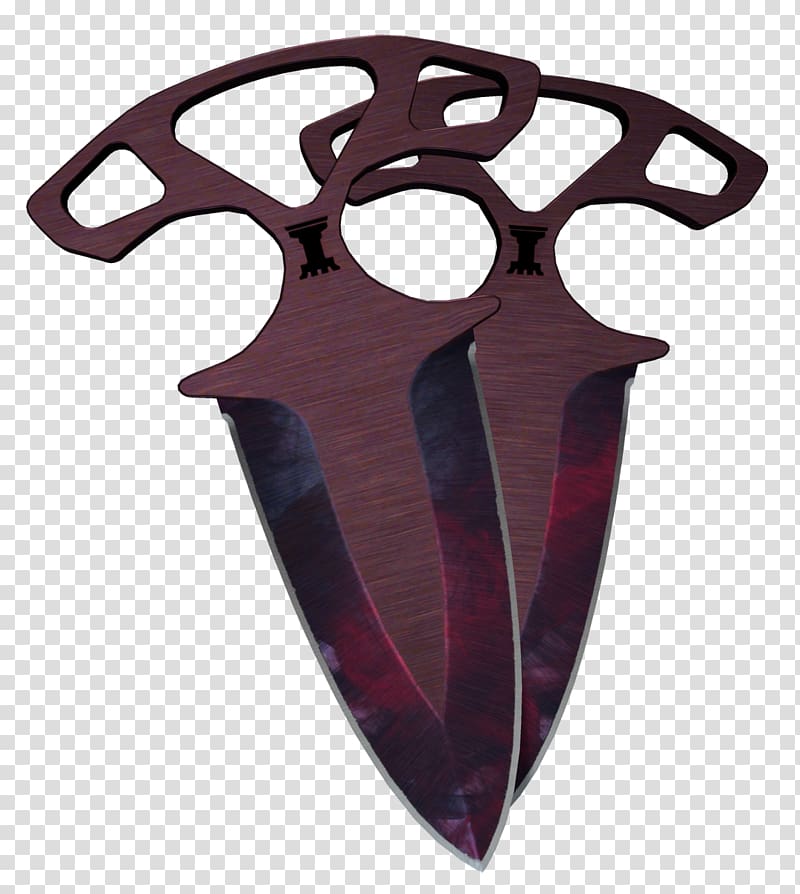 Counter-Strike: Global Offensive Knife Shadow Daggers Weapon, daggers transparent background PNG clipart