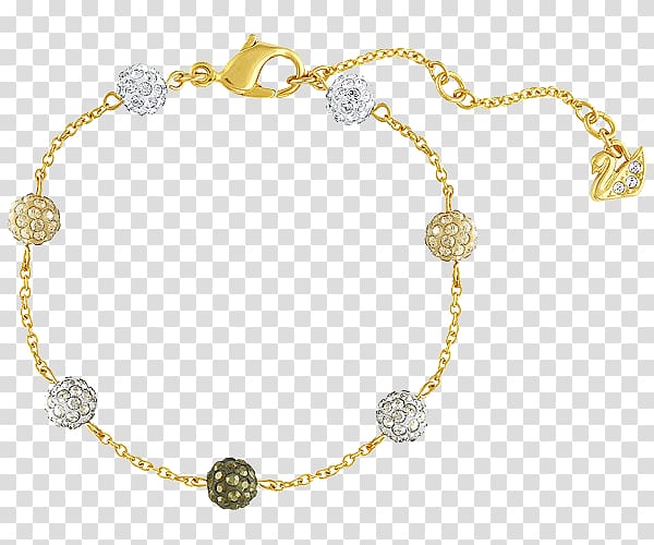 Bracelet Swarovski AG Jewellery Colored gold Gold plating, Swarovski bracelet jewelry Blow transparent background PNG clipart