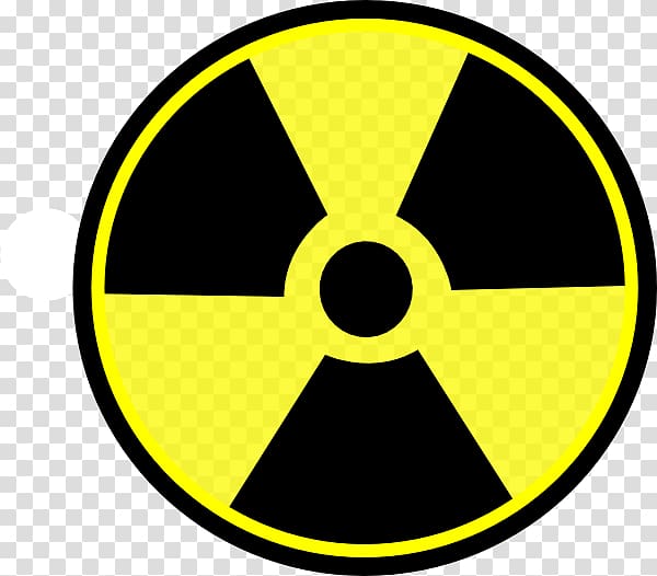 Radioactive decay Symbol Sign Radioactive waste , Biohazard transparent background PNG clipart