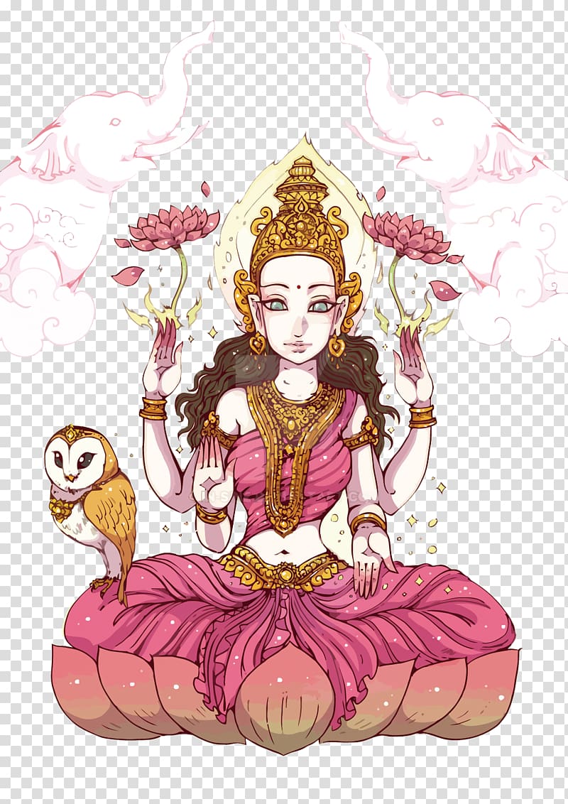 Hindu God , Mahalakshmi Temple, Kolhapur Mahalakshmi Temple, Mumbai Krishna Ganesha, of Brahma transparent background PNG clipart