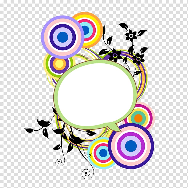Circle Graphic design , Colored circles decorative material transparent background PNG clipart