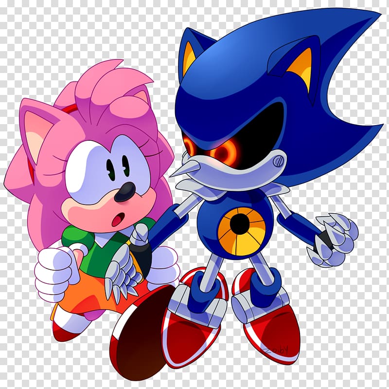 Sonic CD Amy Rose Metal Sonic Sonic the Hedgehog 3 Sonic Chaos, others transparent background PNG clipart