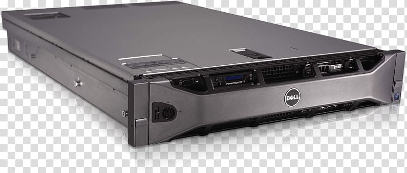 Dell PowerEdge Computer Servers Xeon Central processing unit, rack transparent background PNG clipart