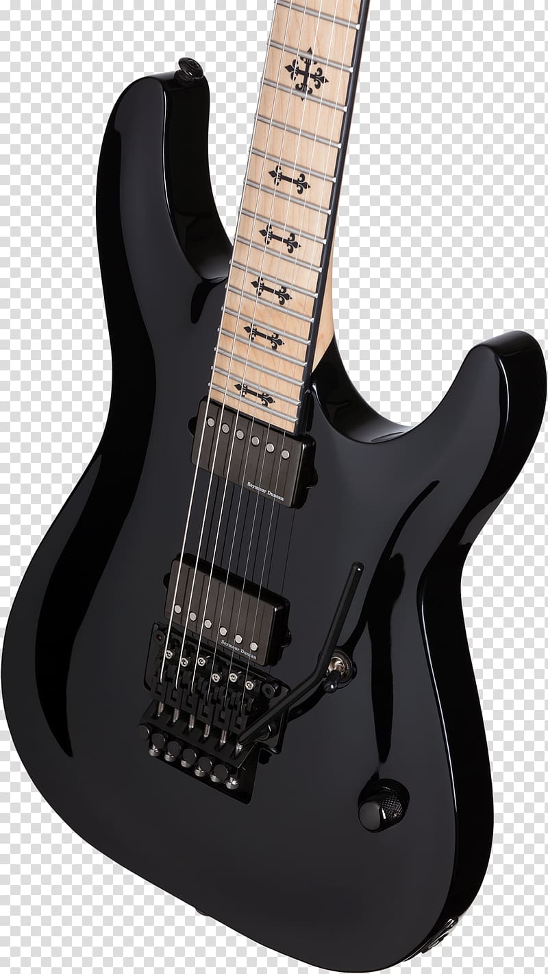 Bass guitar Electric guitar Schecter Guitar Research Floyd Rose, Bass Guitar transparent background PNG clipart