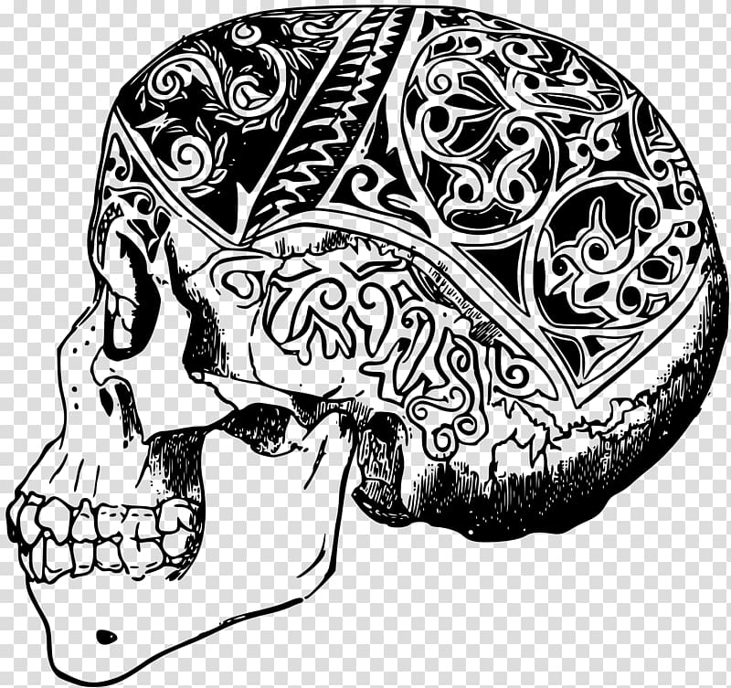 Coloring book Drawing Human skull, illustration skull transparent background PNG clipart