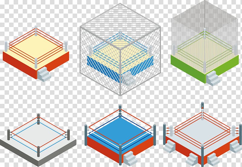 Euclidean Professional wrestling , Ring collection transparent background PNG clipart