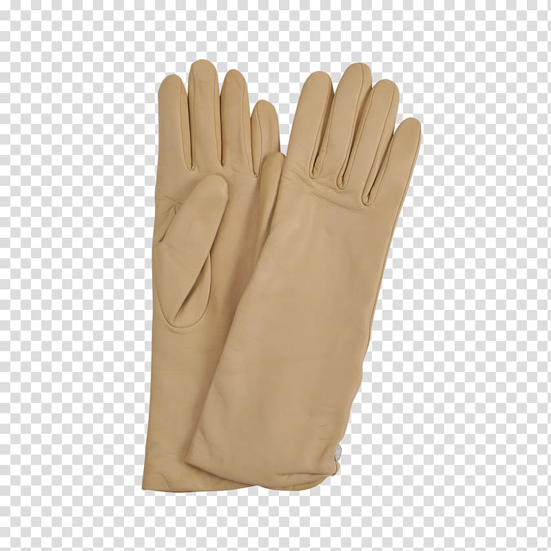 Cycling glove Beige H&M, medium length transparent background PNG clipart