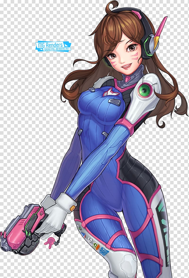 Overwatch D.Va Decal Anime, overwatch transparent background PNG clipart