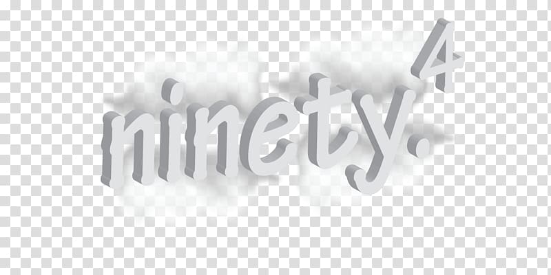 Logo Brand Desktop White, ninety transparent background PNG clipart