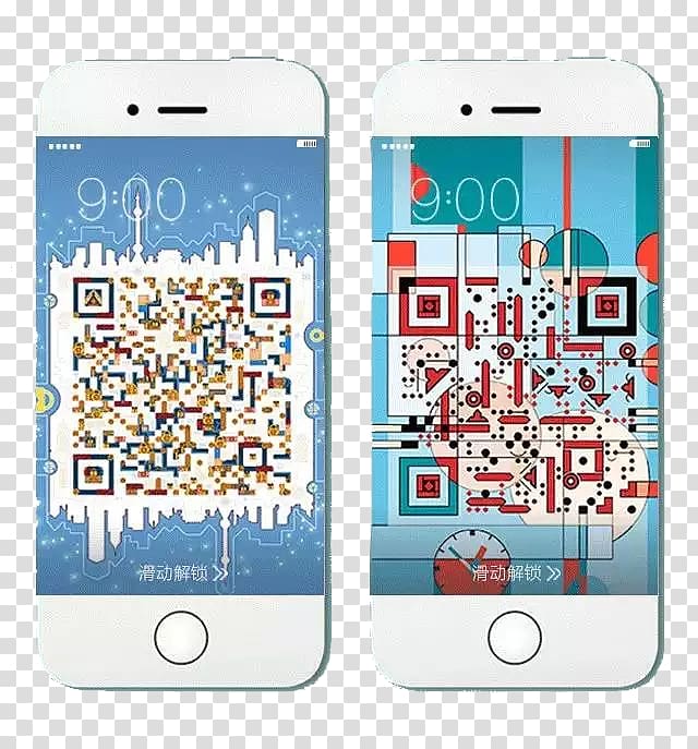 Feature phone Smartphone Mobile phone, Two-dimensional code Phone Case transparent background PNG clipart