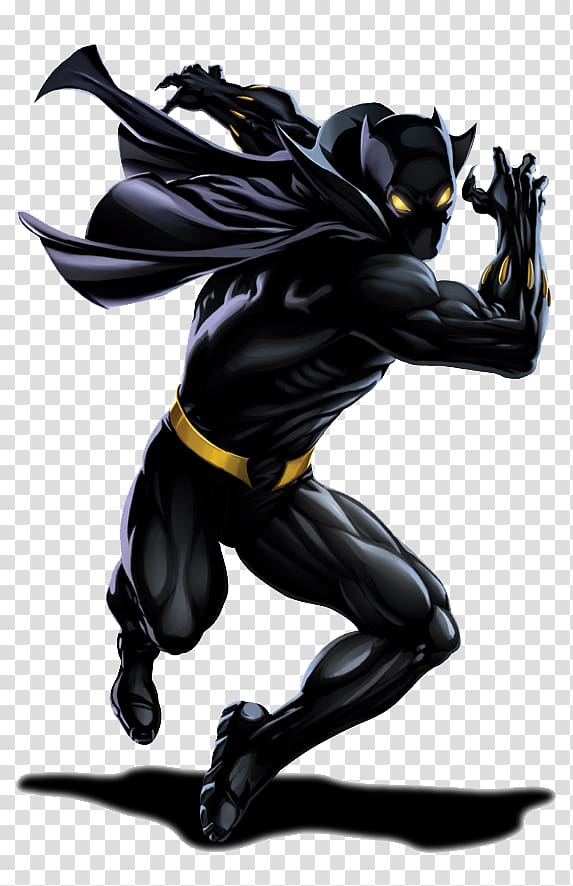 Black Panther Superhero Marvel Heroes 2016 Wolverine Hulk, black panther transparent background PNG clipart