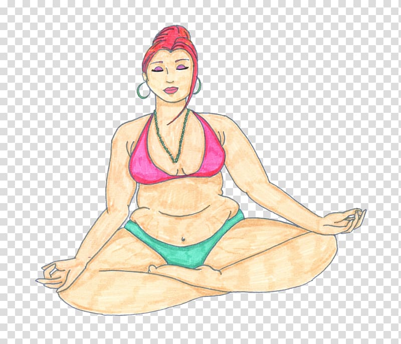 Pin-up girl Character Physical fitness Fiction, yoga pose transparent background PNG clipart