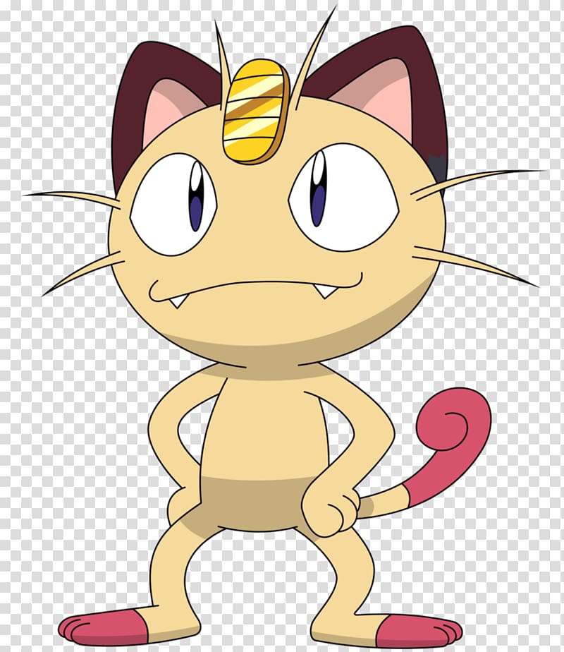 Pokemon Meowth, Whiskers Meowth Pokémon GO Ash Ketchum, pokemon go transparent background PNG clipart