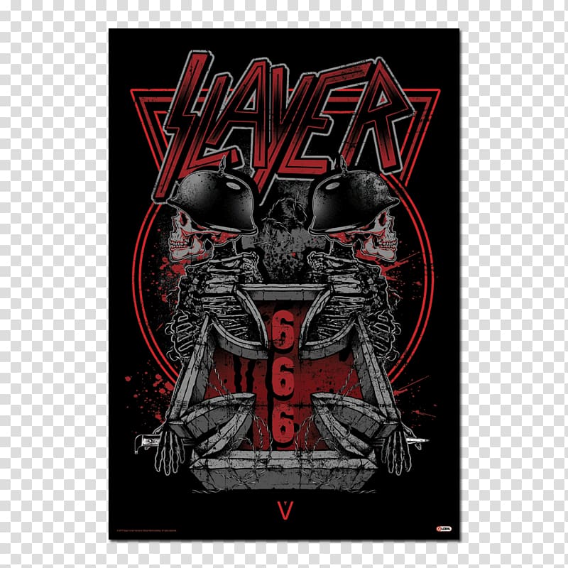 Poster The Unholy Alliance Tour Slayer Label, hookahs theme poster transparent background PNG clipart