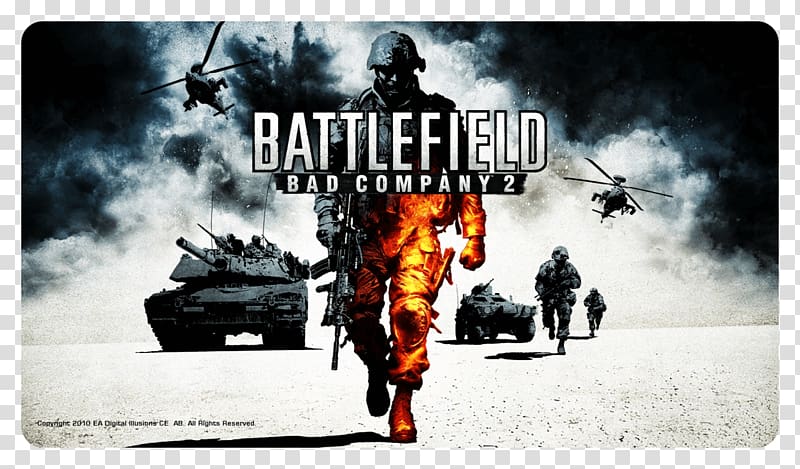 Battlefield: Bad Company 2 Xbox 360 Battlefield 3 Battlefield 1943, Electronic Arts transparent background PNG clipart