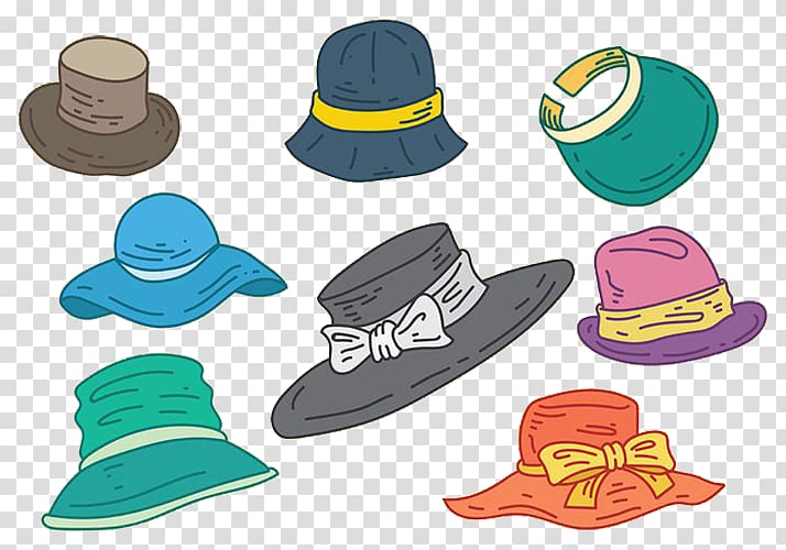 Hat, Hat hat decorated bow transparent background PNG clipart